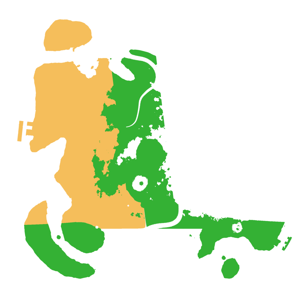 Biome Rust Map: Procedural Map, Size: 3000, Seed: 27212