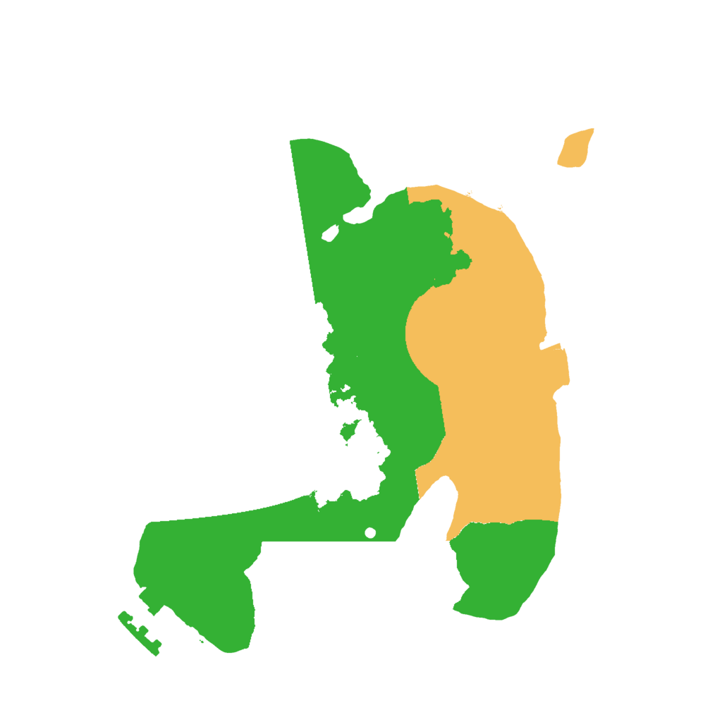 Biome Rust Map: Procedural Map, Size: 2000, Seed: 1191822984