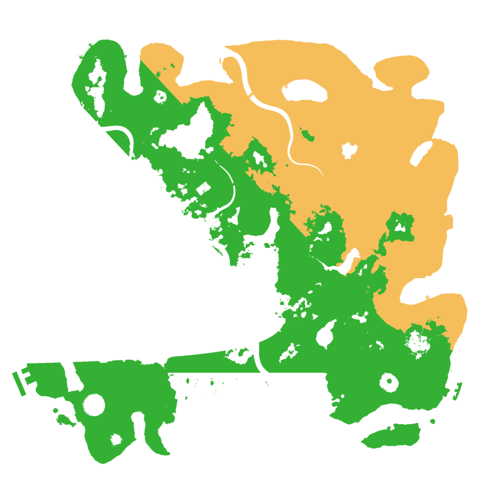 Biome Rust Map: Procedural Map, Size: 4000, Seed: 921728366