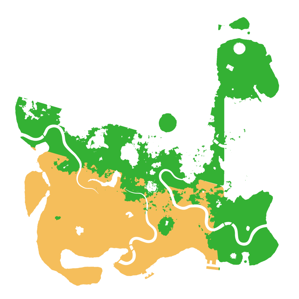 Biome Rust Map: Procedural Map, Size: 4500, Seed: 1799662409