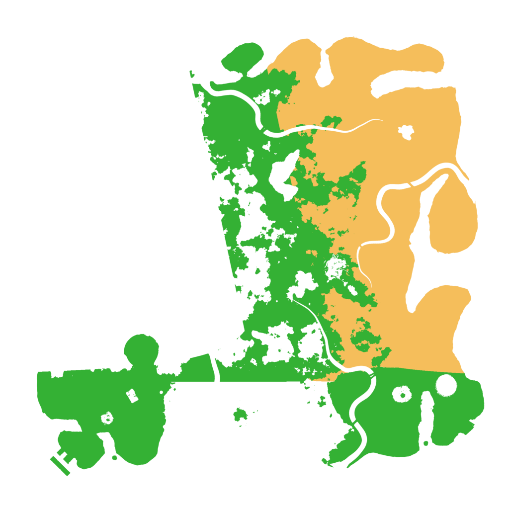 Biome Rust Map: Procedural Map, Size: 4250, Seed: 787147484