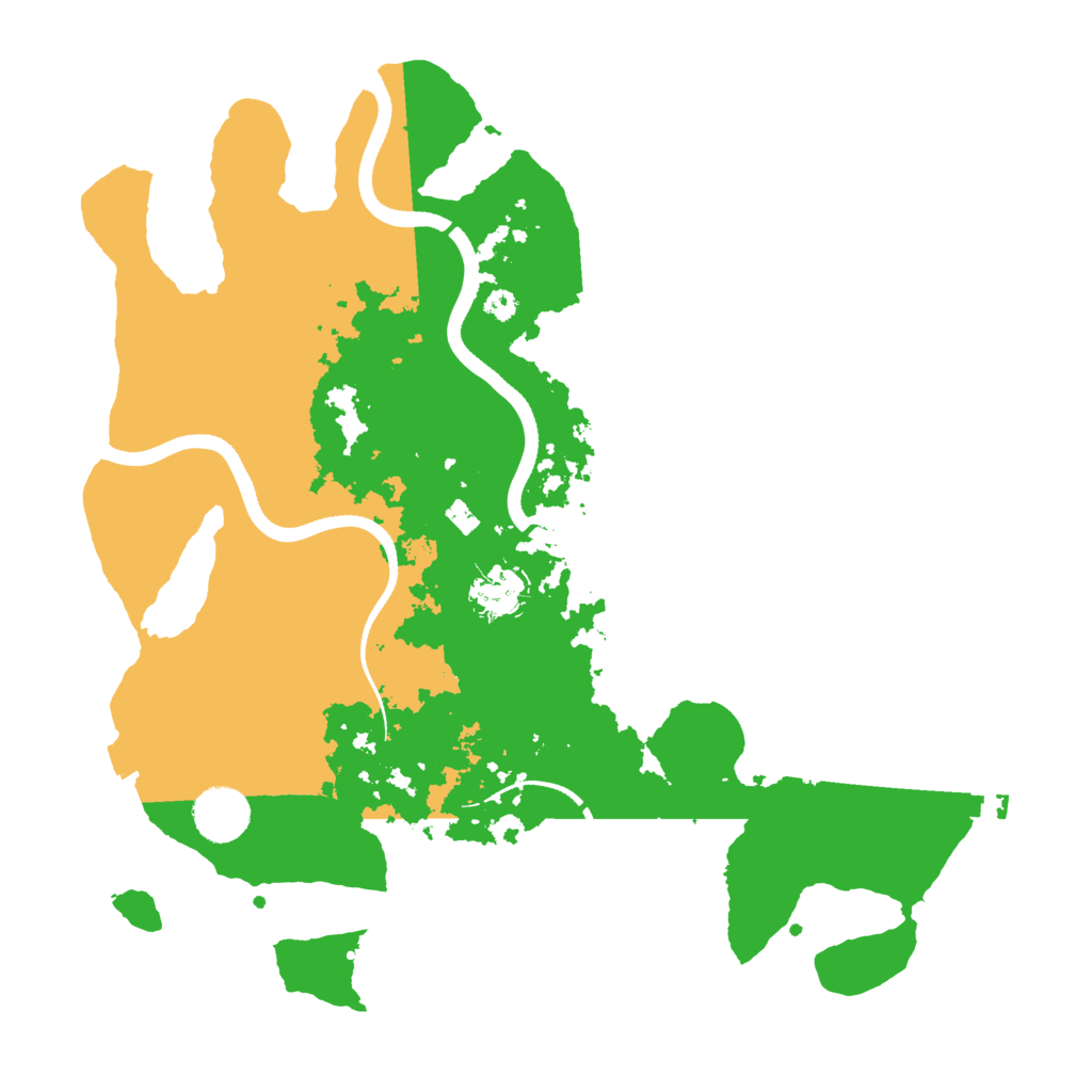 Biome Rust Map: Procedural Map, Size: 3500, Seed: 1485216124