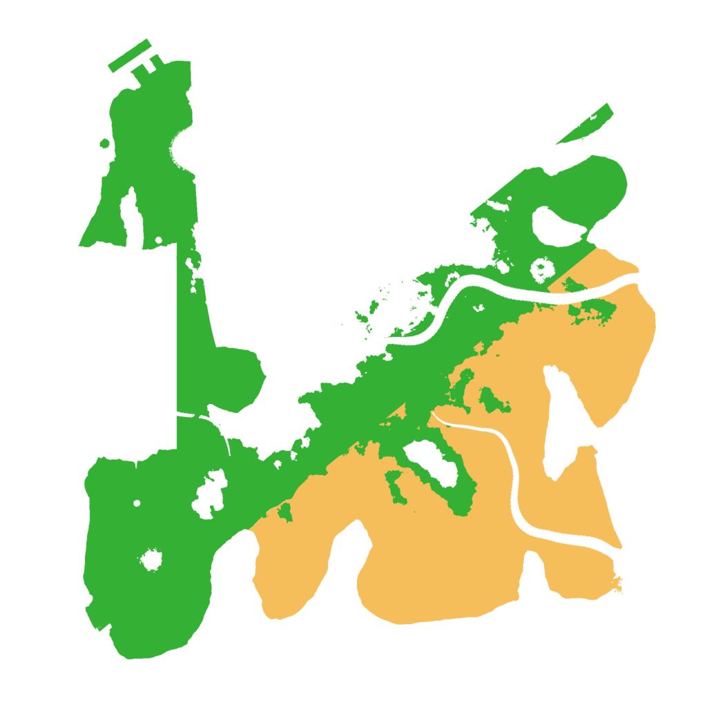 Biome Rust Map: Procedural Map, Size: 3000, Seed: 554320