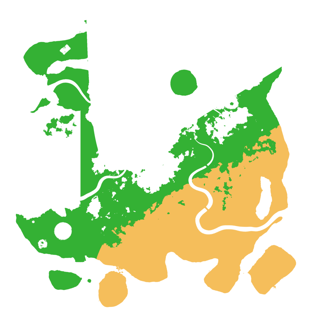 Biome Rust Map: Procedural Map, Size: 3500, Seed: 1841321232