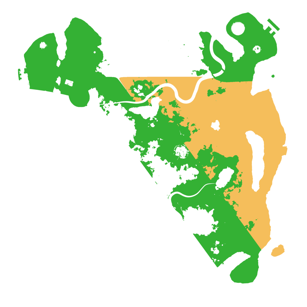 Biome Rust Map: Procedural Map, Size: 4096, Seed: 1024905805