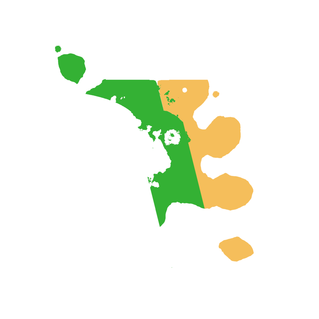 Biome Rust Map: Procedural Map, Size: 2000, Seed: 125468781