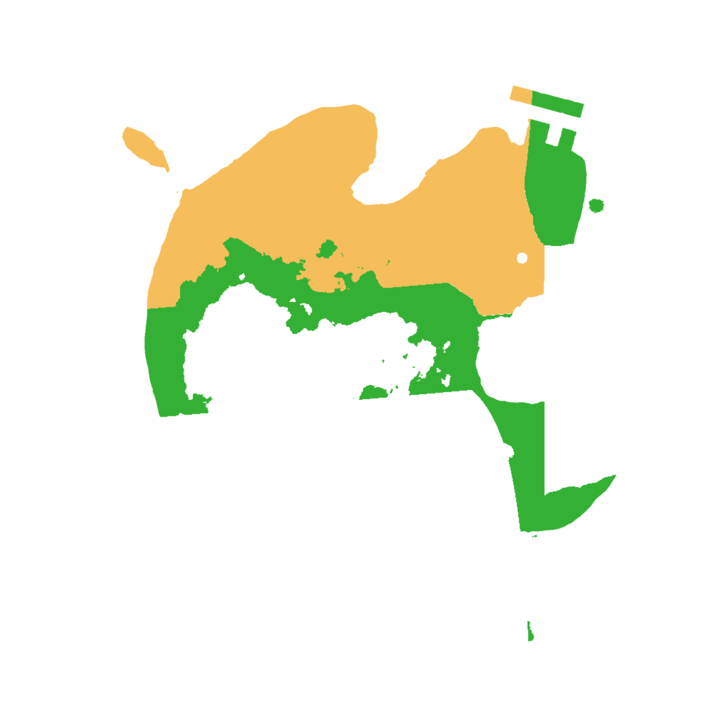 Biome Rust Map: Procedural Map, Size: 2000, Seed: 185161761