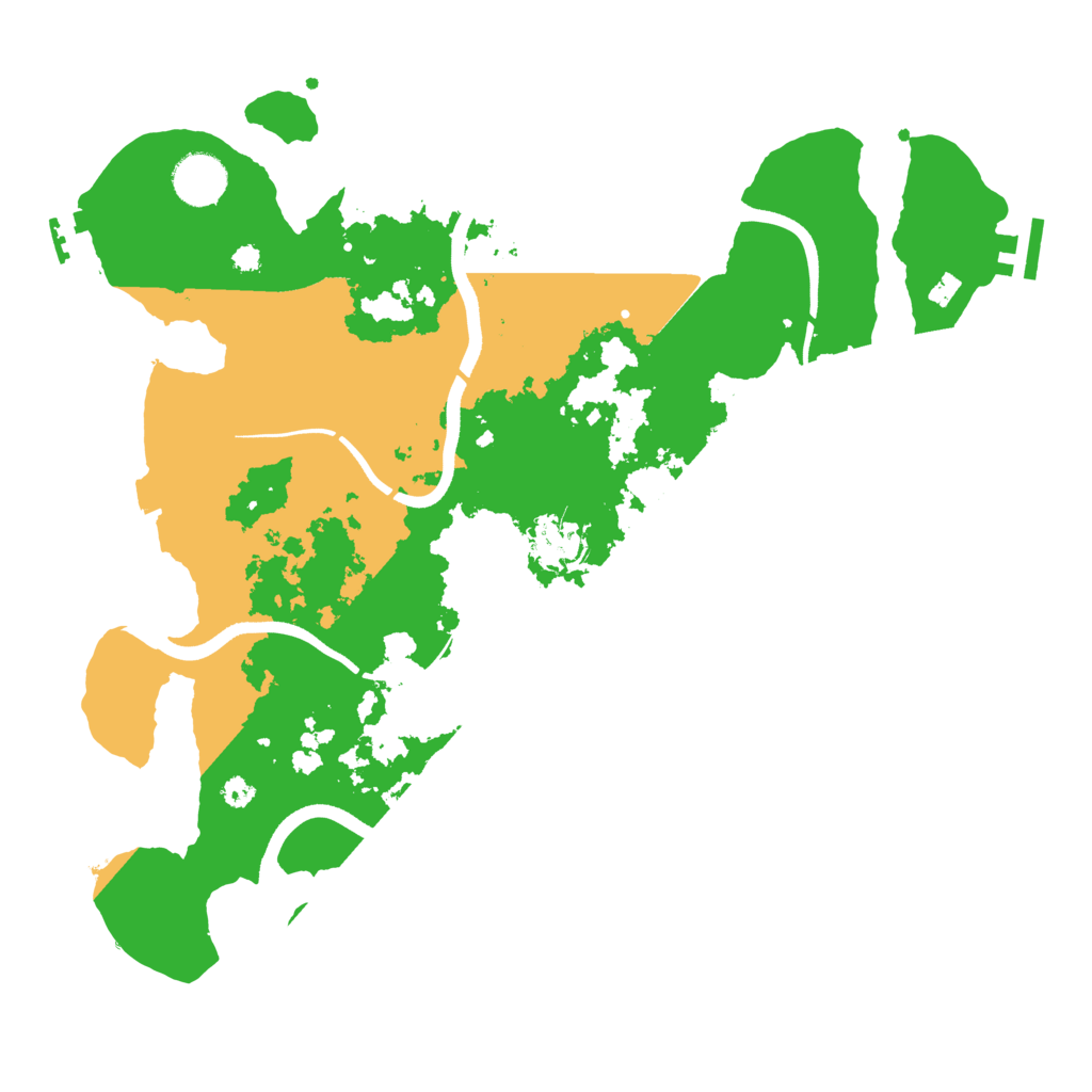 Biome Rust Map: Procedural Map, Size: 3600, Seed: 790921928
