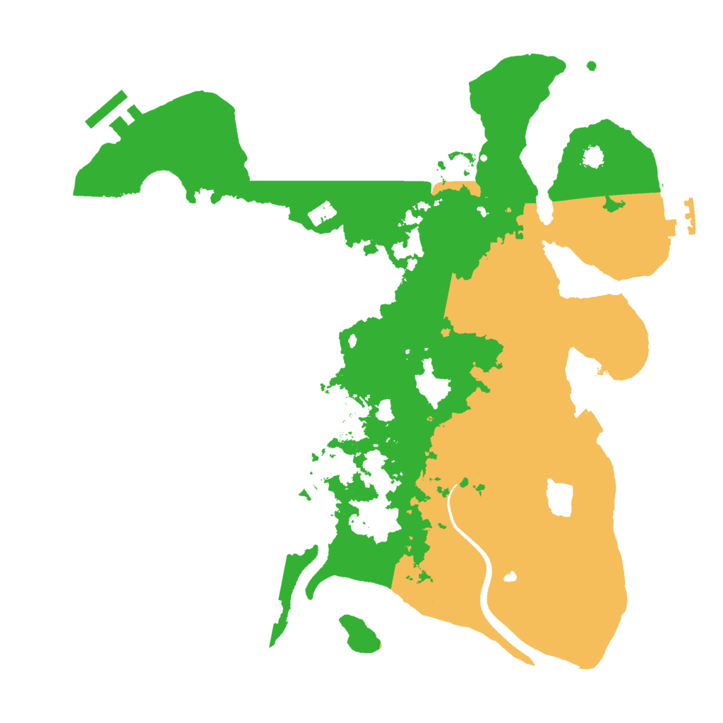 Biome Rust Map: Procedural Map, Size: 3000, Seed: 2057245807