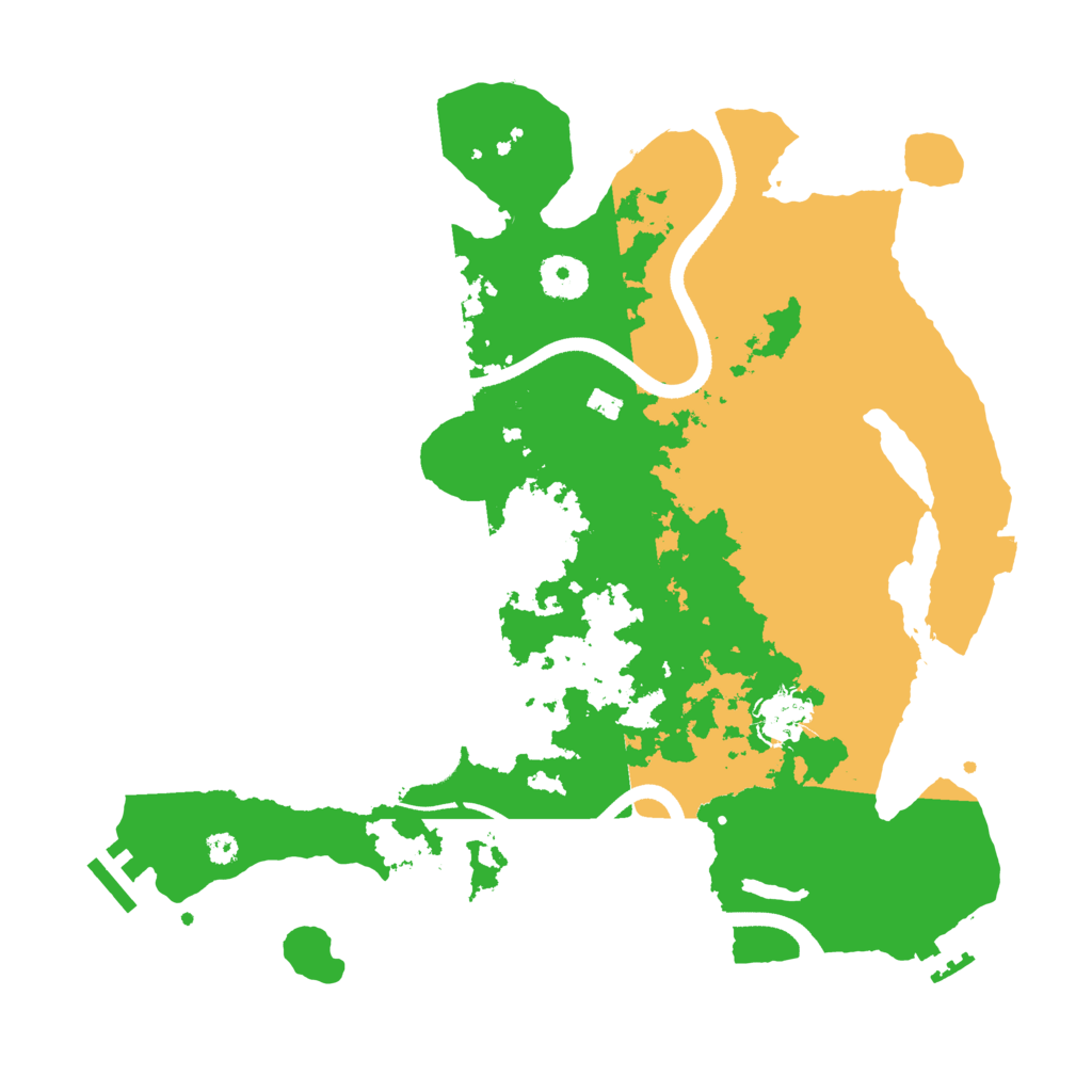 Biome Rust Map: Procedural Map, Size: 3500, Seed: 1855291688