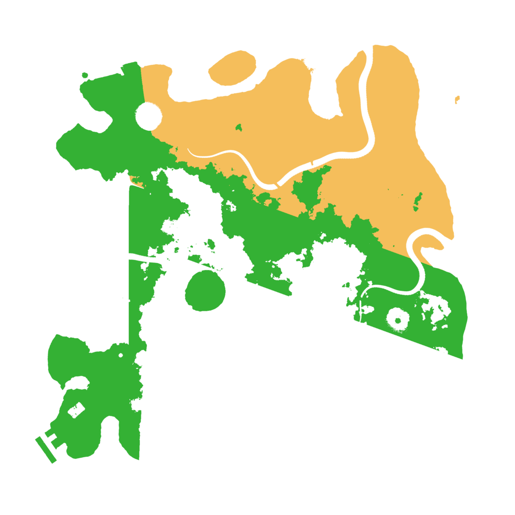 Biome Rust Map: Procedural Map, Size: 3500, Seed: 1203128014