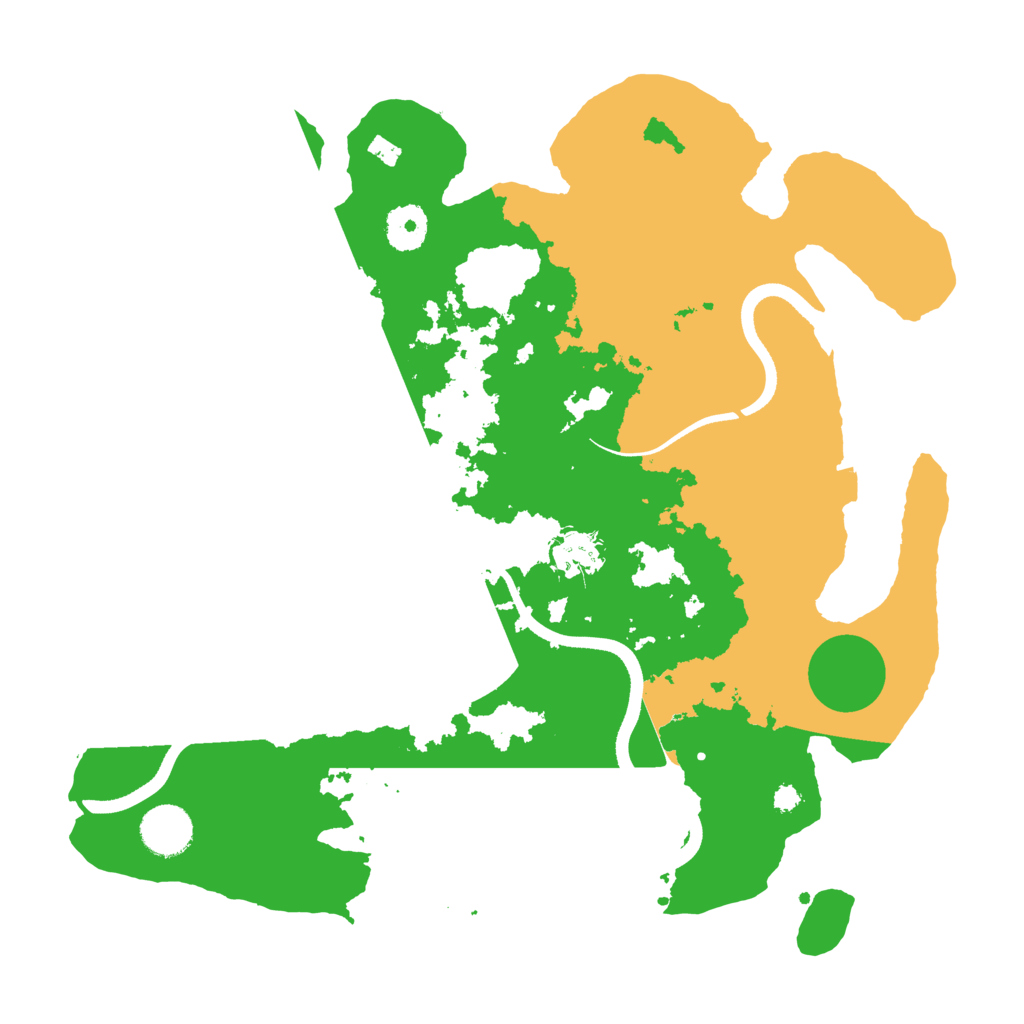Biome Rust Map: Procedural Map, Size: 3500, Seed: 2089151319