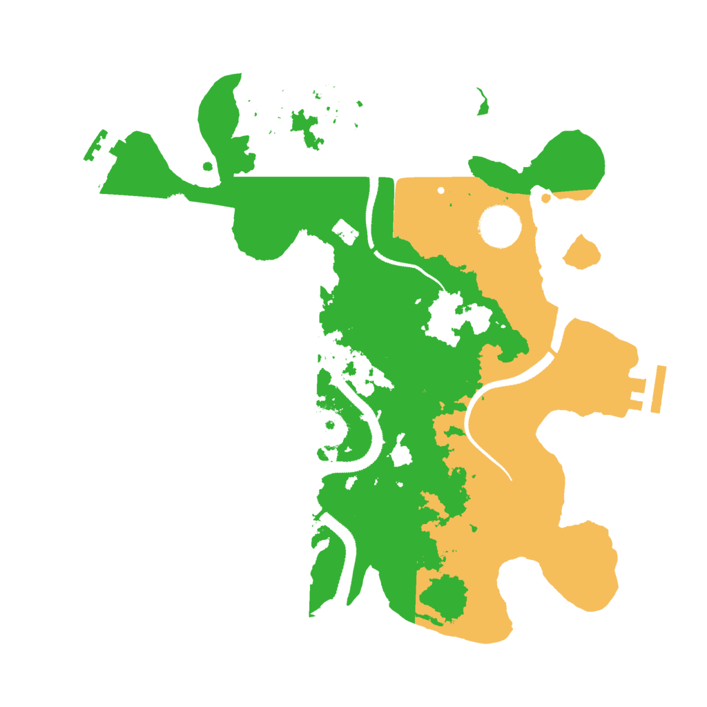Biome Rust Map: Procedural Map, Size: 3000, Seed: 463158