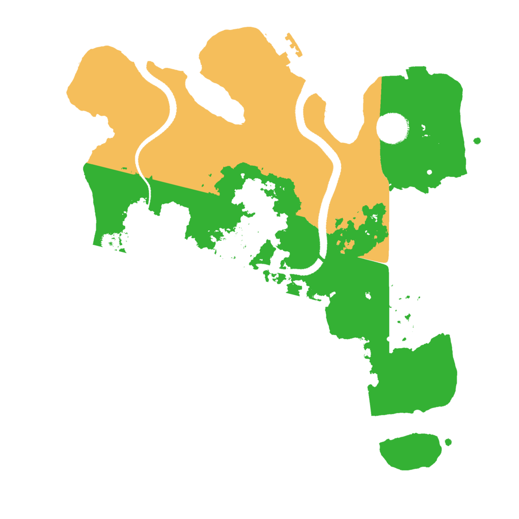 Biome Rust Map: Procedural Map, Size: 3000, Seed: 27824