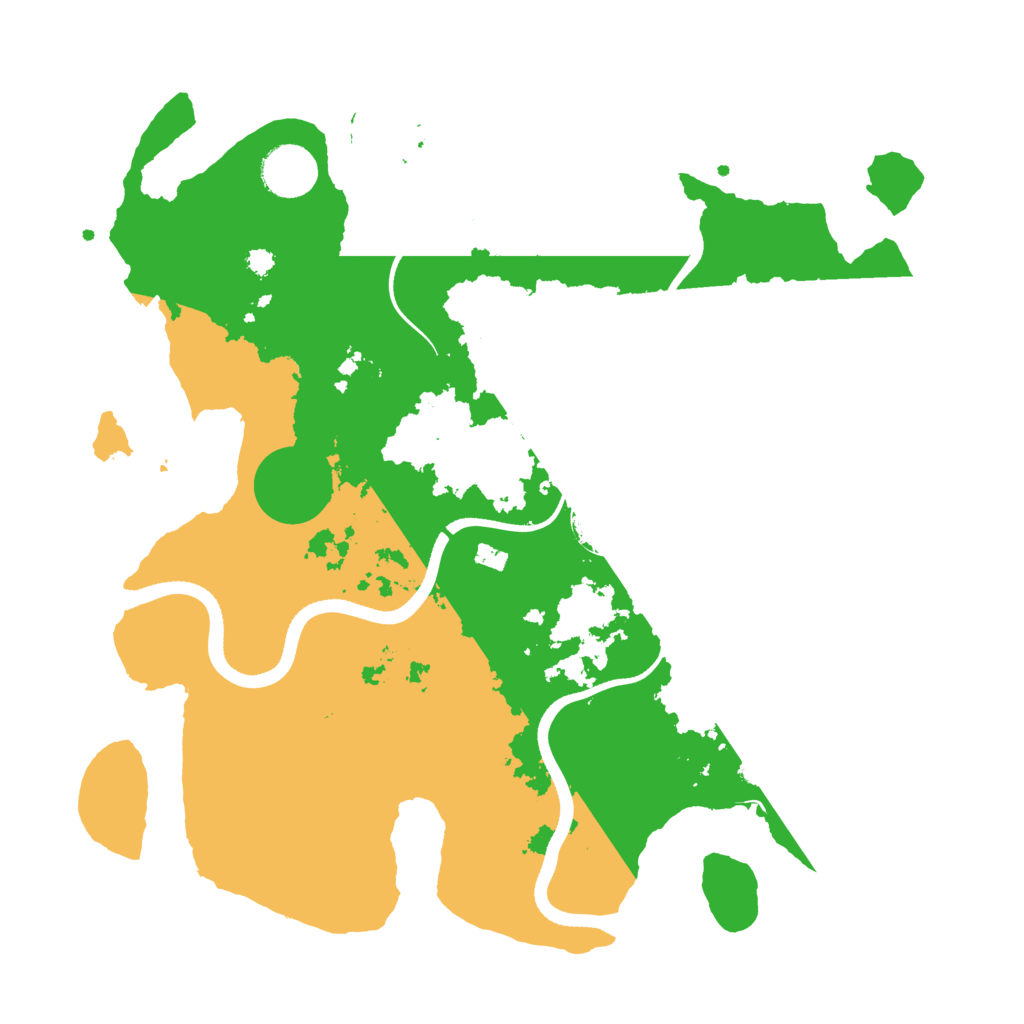 Biome Rust Map: Procedural Map, Size: 3500, Seed: 1809565285