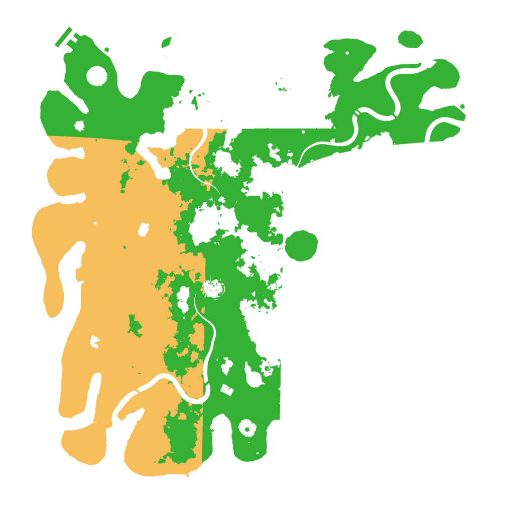 Biome Rust Map: Procedural Map, Size: 4500, Seed: 21633758