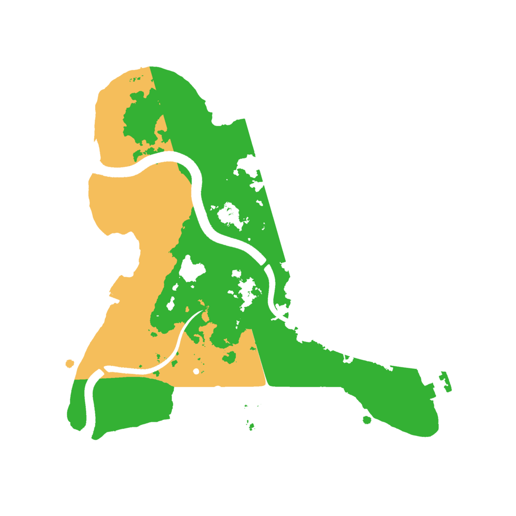 Biome Rust Map: Procedural Map, Size: 2500, Seed: 1636421350