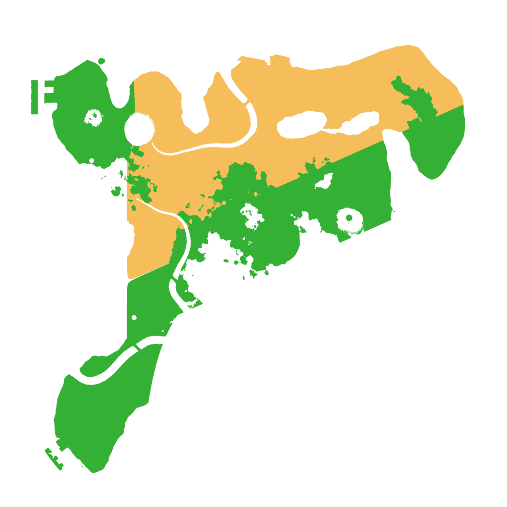 Biome Rust Map: Procedural Map, Size: 3000, Seed: 560678536