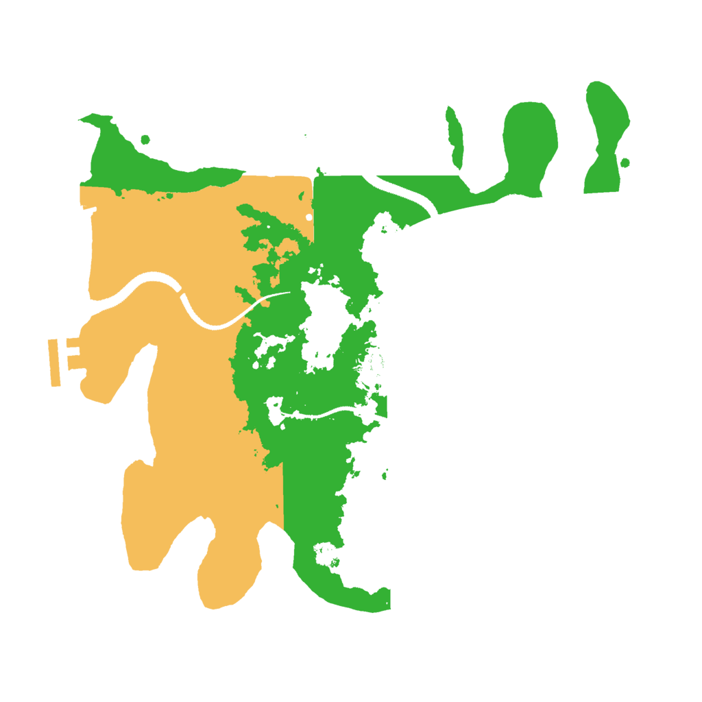 Biome Rust Map: Procedural Map, Size: 3000, Seed: 89431