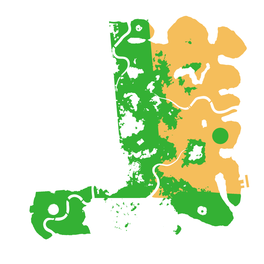 Biome Rust Map: Procedural Map, Size: 4300, Seed: 1258648761