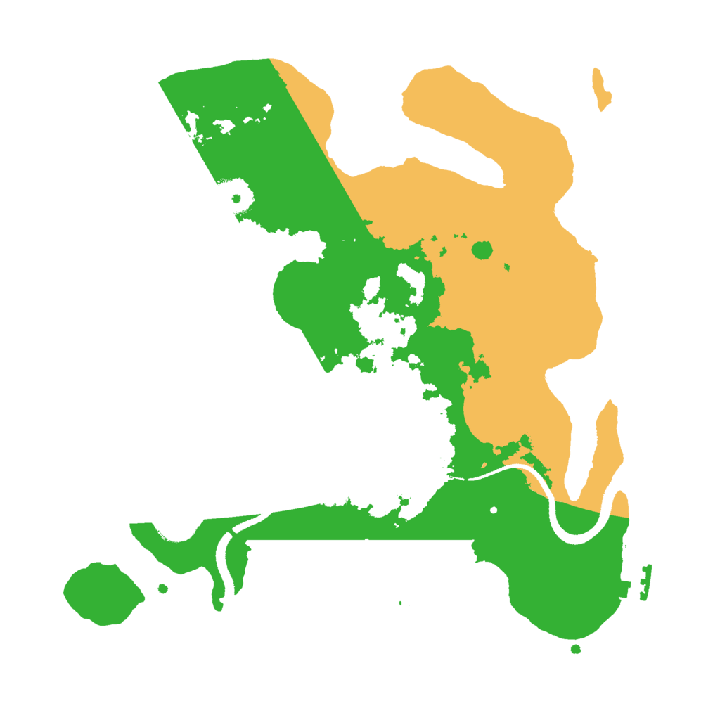 Biome Rust Map: Procedural Map, Size: 3000, Seed: 556609243