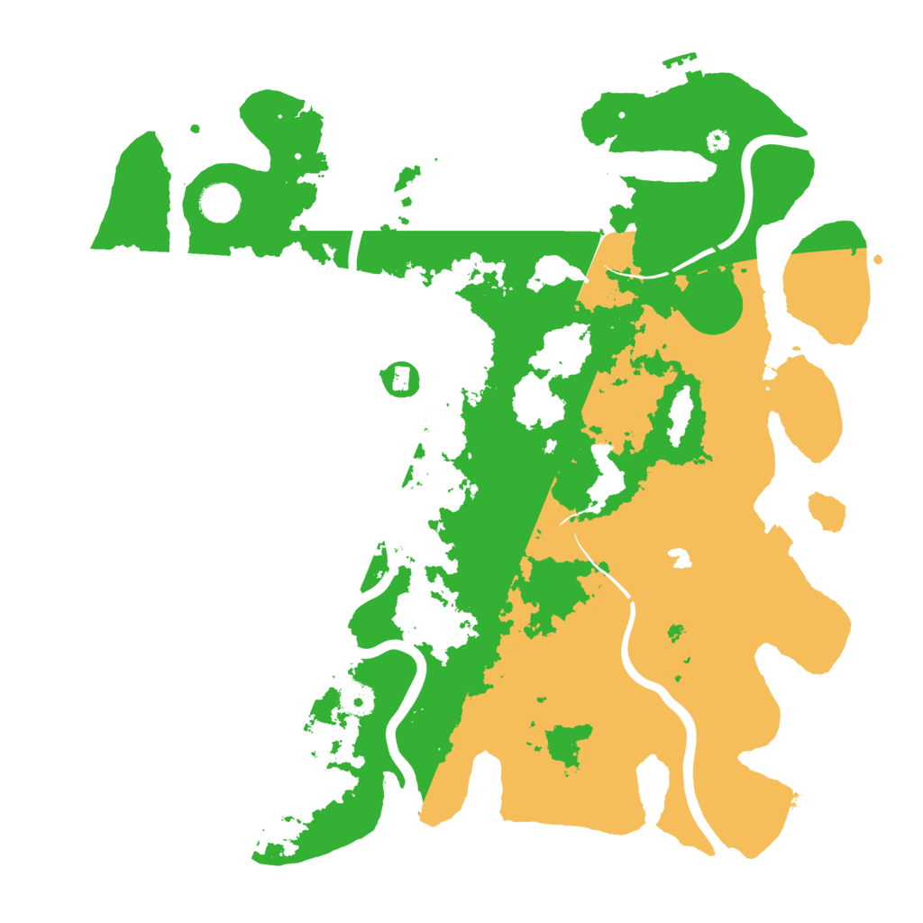 Biome Rust Map: Procedural Map, Size: 4075, Seed: 12345