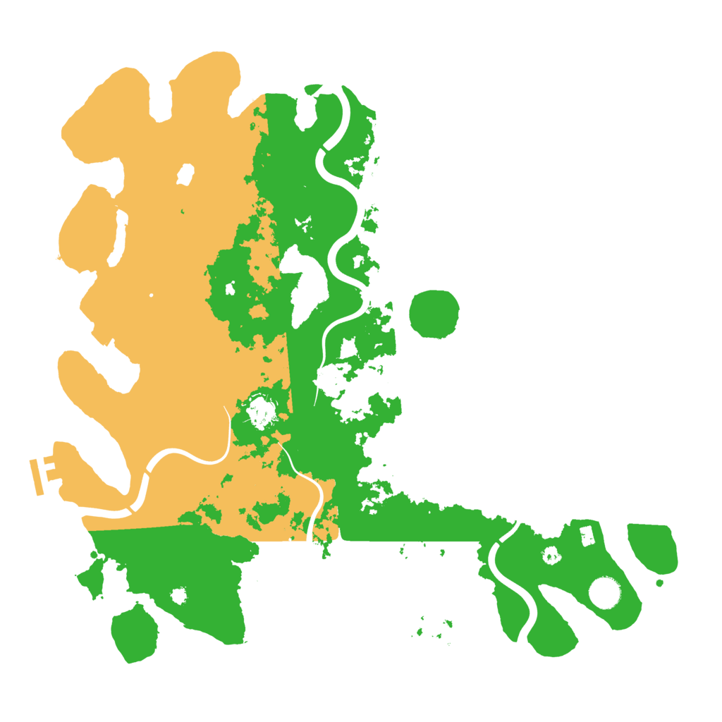 Biome Rust Map: Procedural Map, Size: 4000, Seed: 40000709