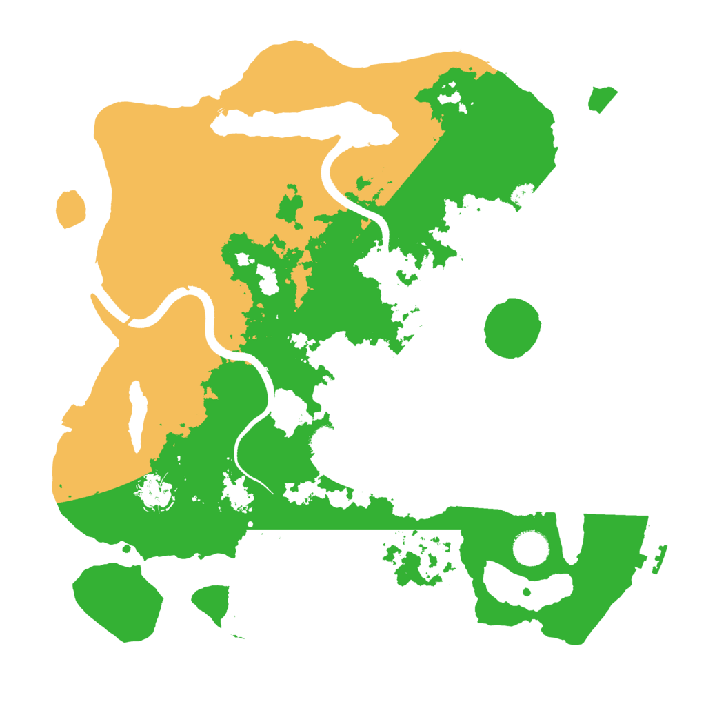 Biome Rust Map: Procedural Map, Size: 3500, Seed: 5627940