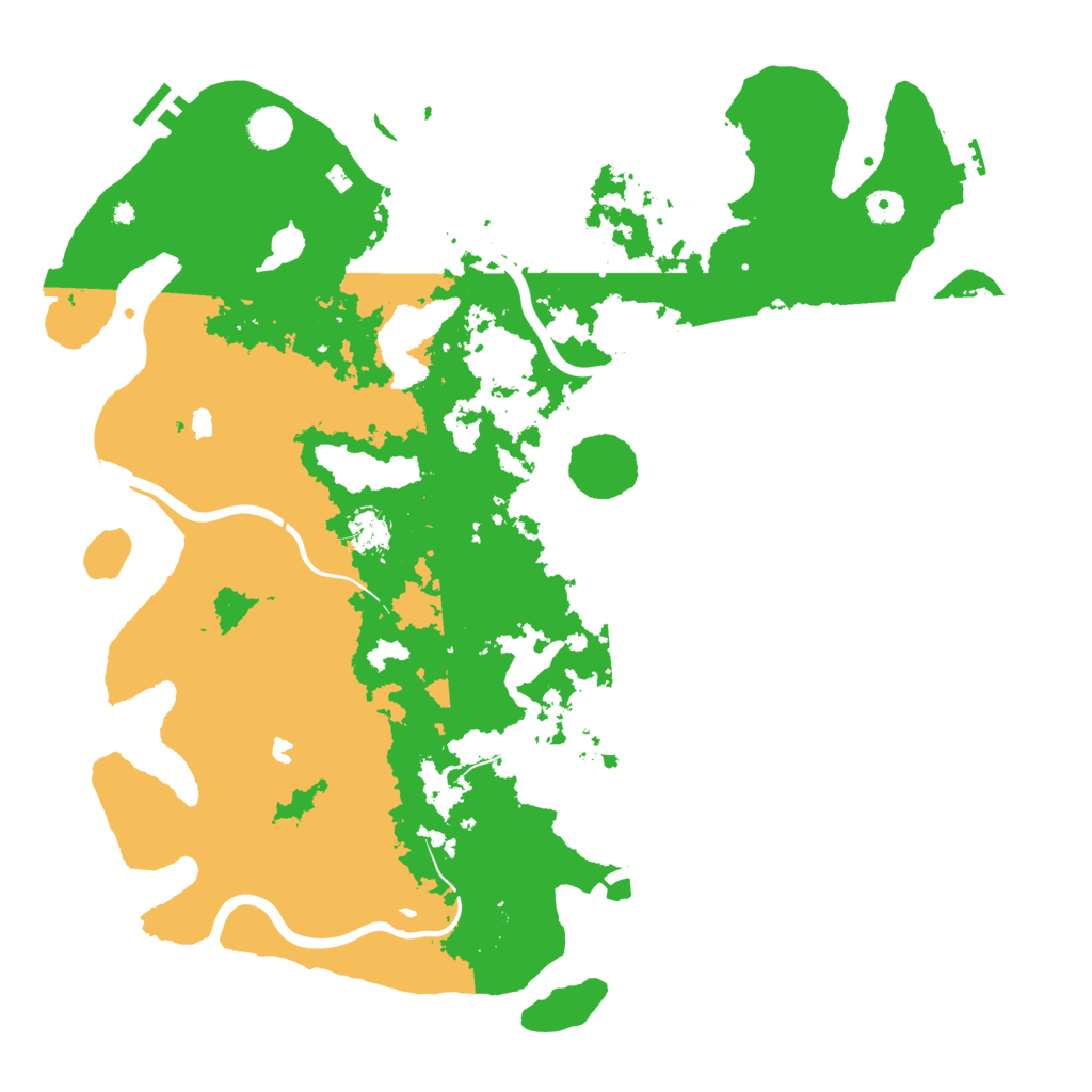 Biome Rust Map: Procedural Map, Size: 4500, Seed: 1947785073