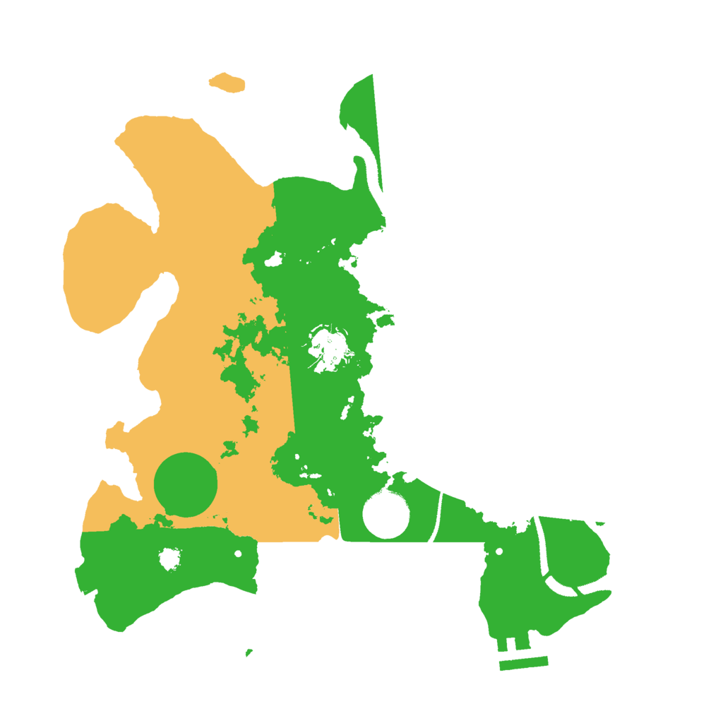 Biome Rust Map: Procedural Map, Size: 3000, Seed: 747233489