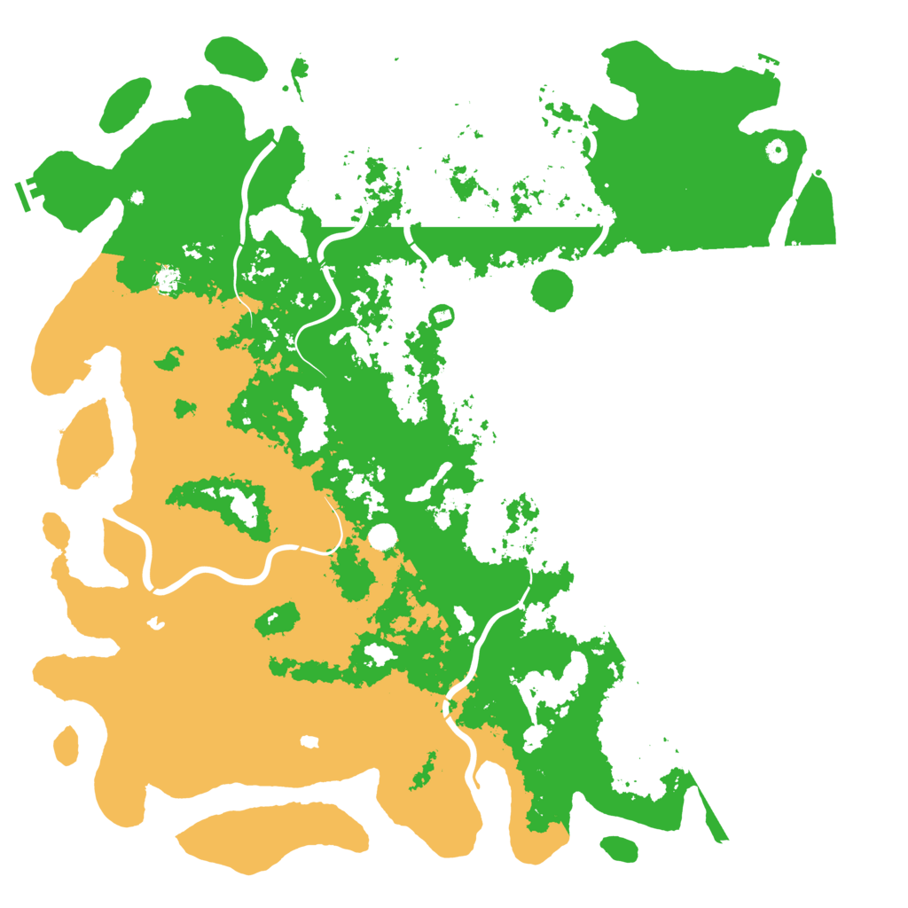 Biome Rust Map: Procedural Map, Size: 6000, Seed: 151659783