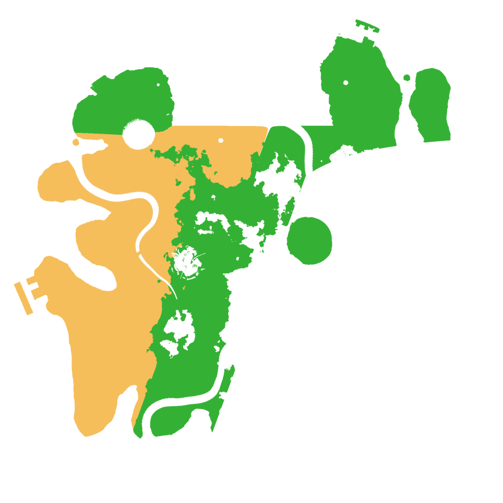 Biome Rust Map: Procedural Map, Size: 3000, Seed: 89755