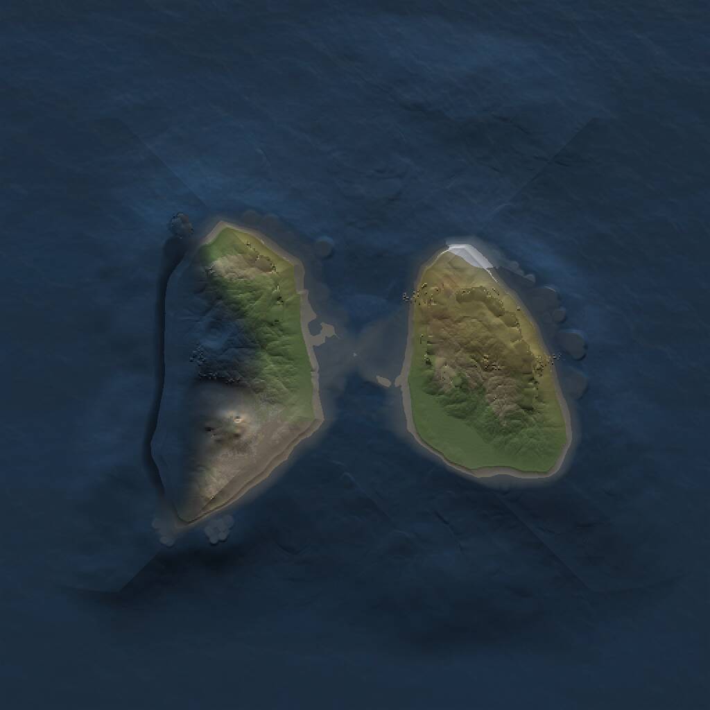 Rust Map: Procedural Map, Size: 1200, Seed: 1400281563, 1 Monuments