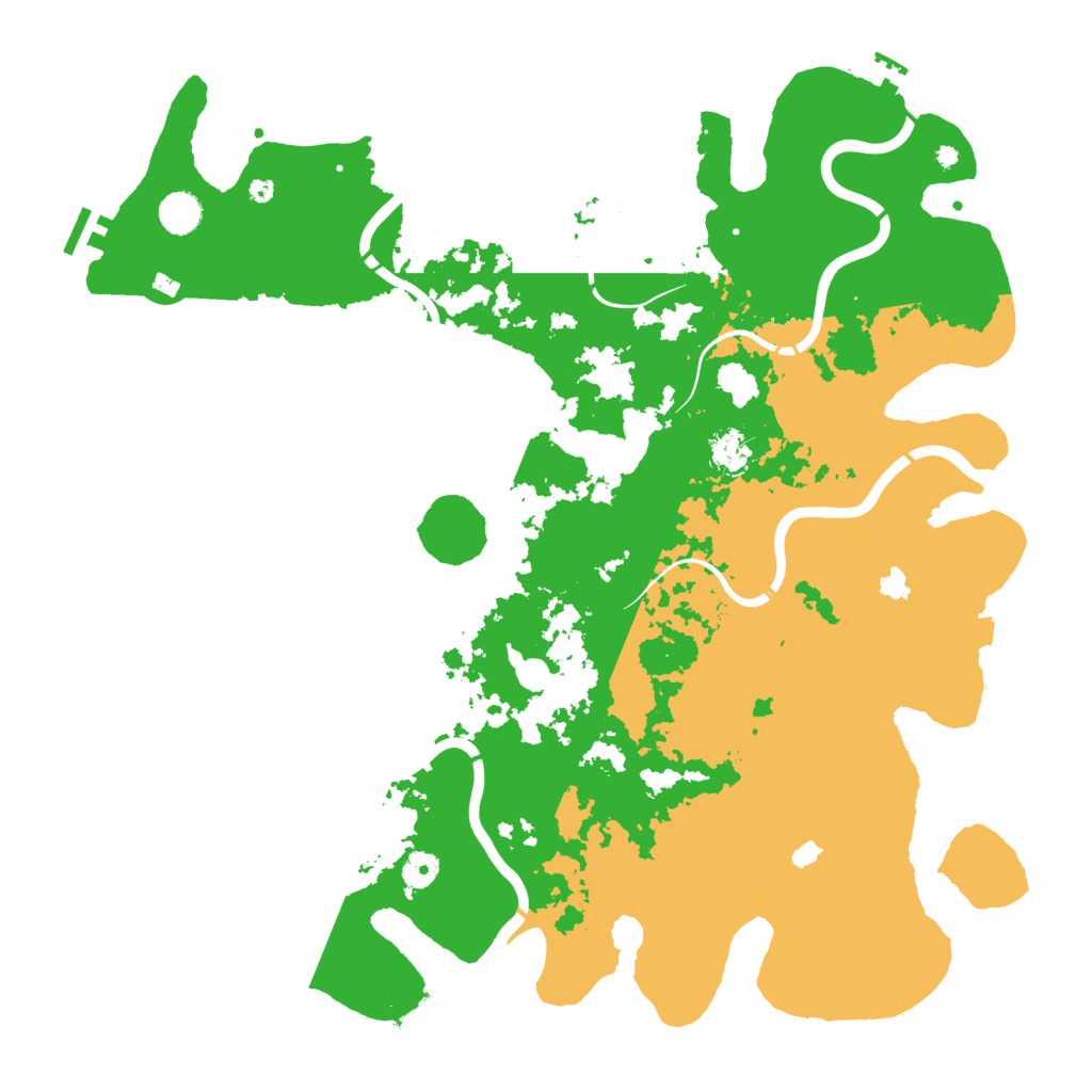 Biome Rust Map: Procedural Map, Size: 4500, Seed: 211213039