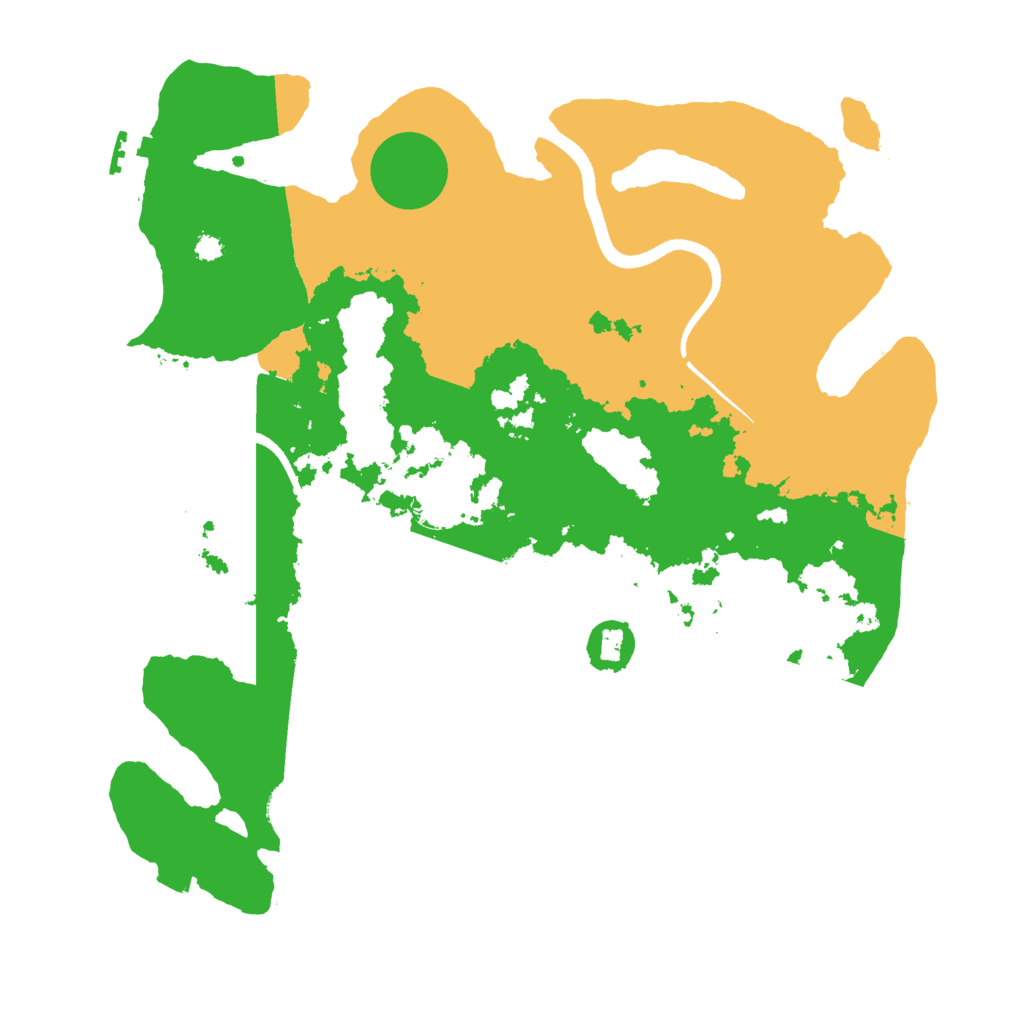 Biome Rust Map: Procedural Map, Size: 3500, Seed: 1298582252