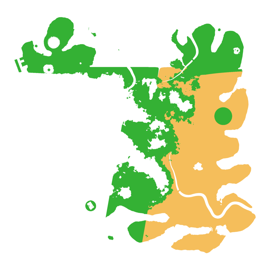 Biome Rust Map: Procedural Map, Size: 4000, Seed: 5201379