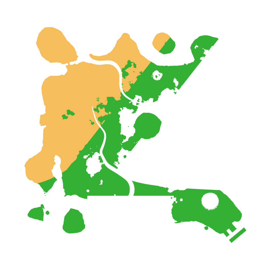Biome Rust Map: Procedural Map, Size: 2700, Seed: 1634901129