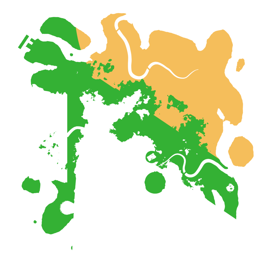 Biome Rust Map: Procedural Map, Size: 3500, Seed: 625714636