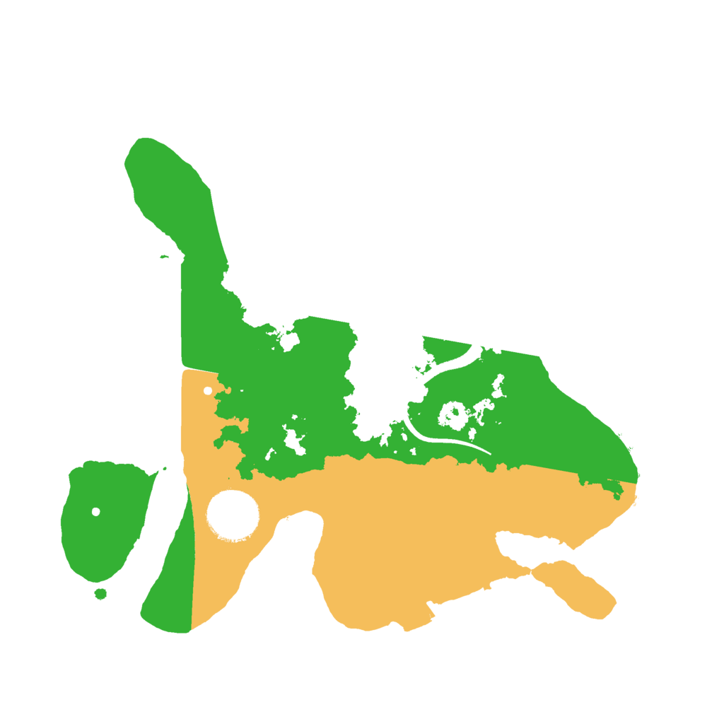 Biome Rust Map: Procedural Map, Size: 2500, Seed: 386174531