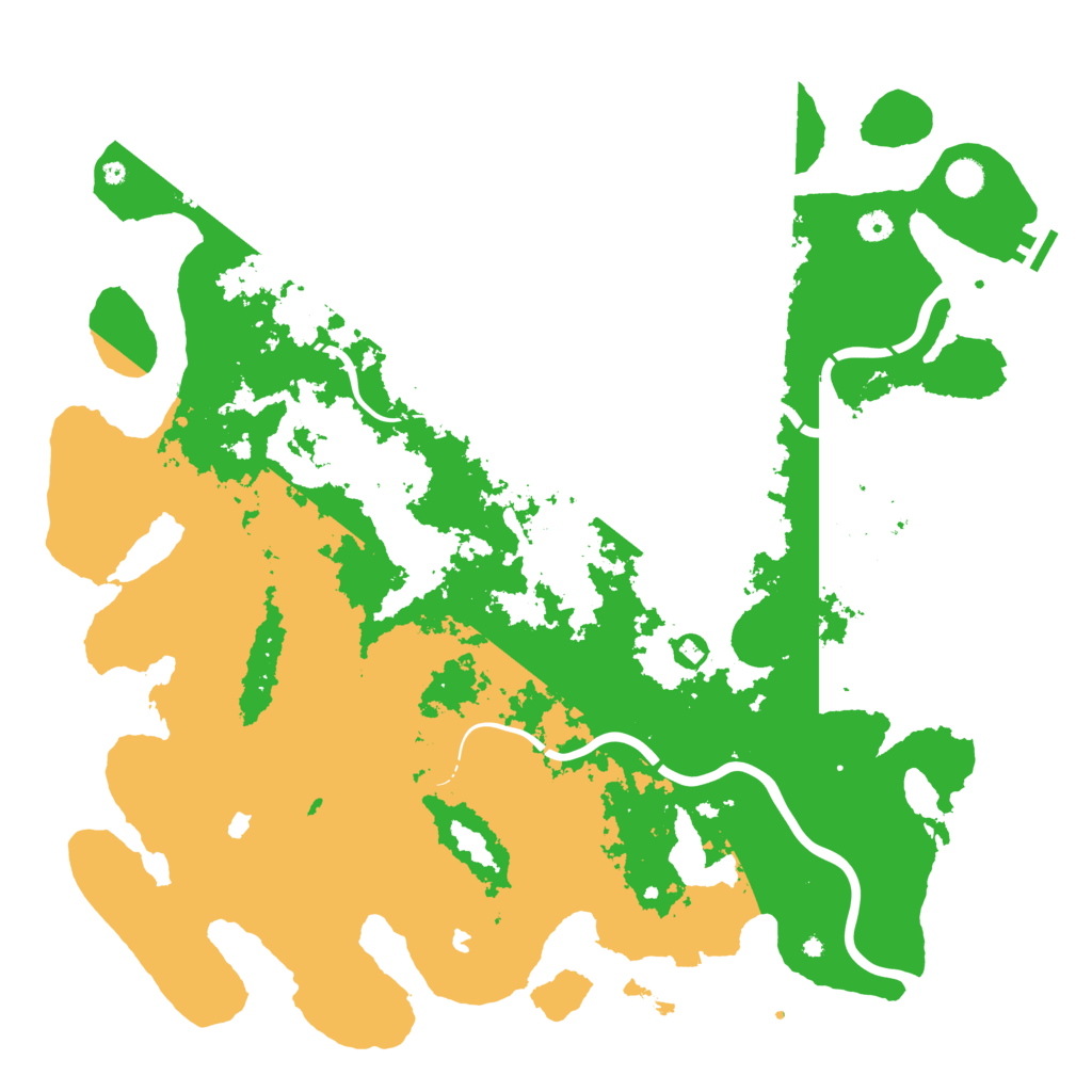 Biome Rust Map: Procedural Map, Size: 5000, Seed: 207804375