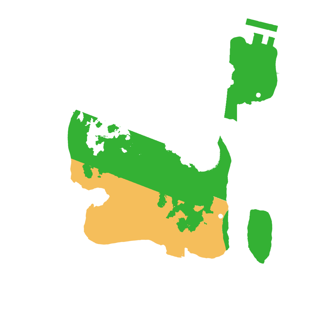 Biome Rust Map: Procedural Map, Size: 2000, Seed: 1334440892