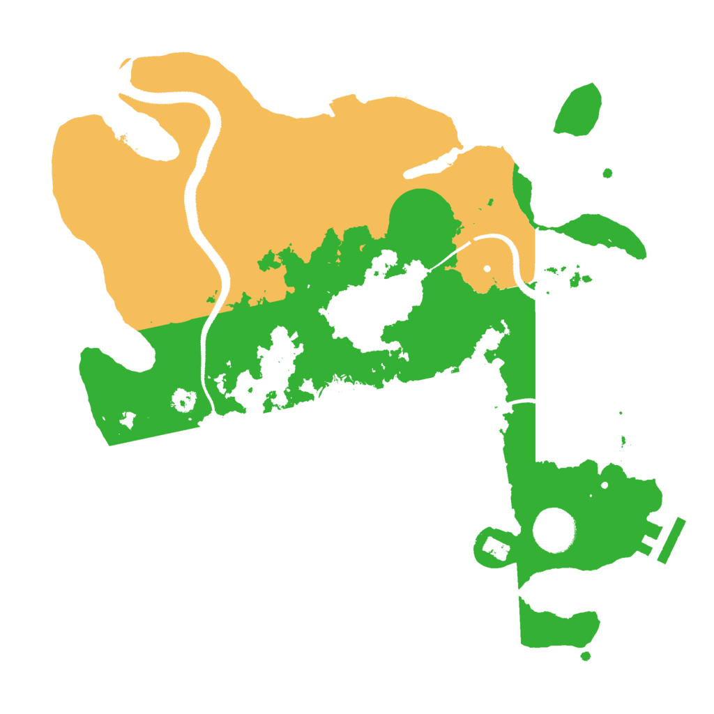 Biome Rust Map: Procedural Map, Size: 3000, Seed: 16112