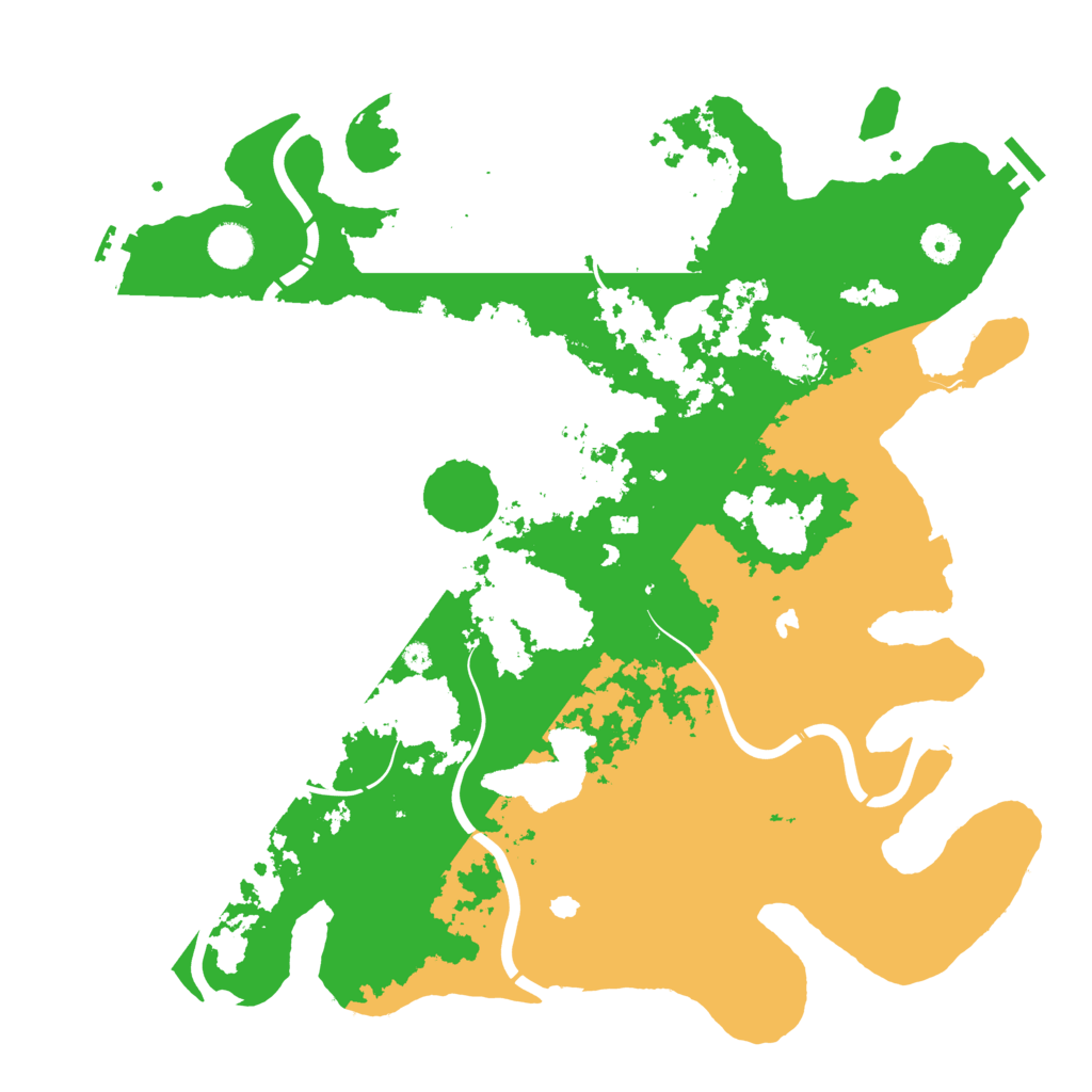 Biome Rust Map: Procedural Map, Size: 4250, Seed: 1258704122