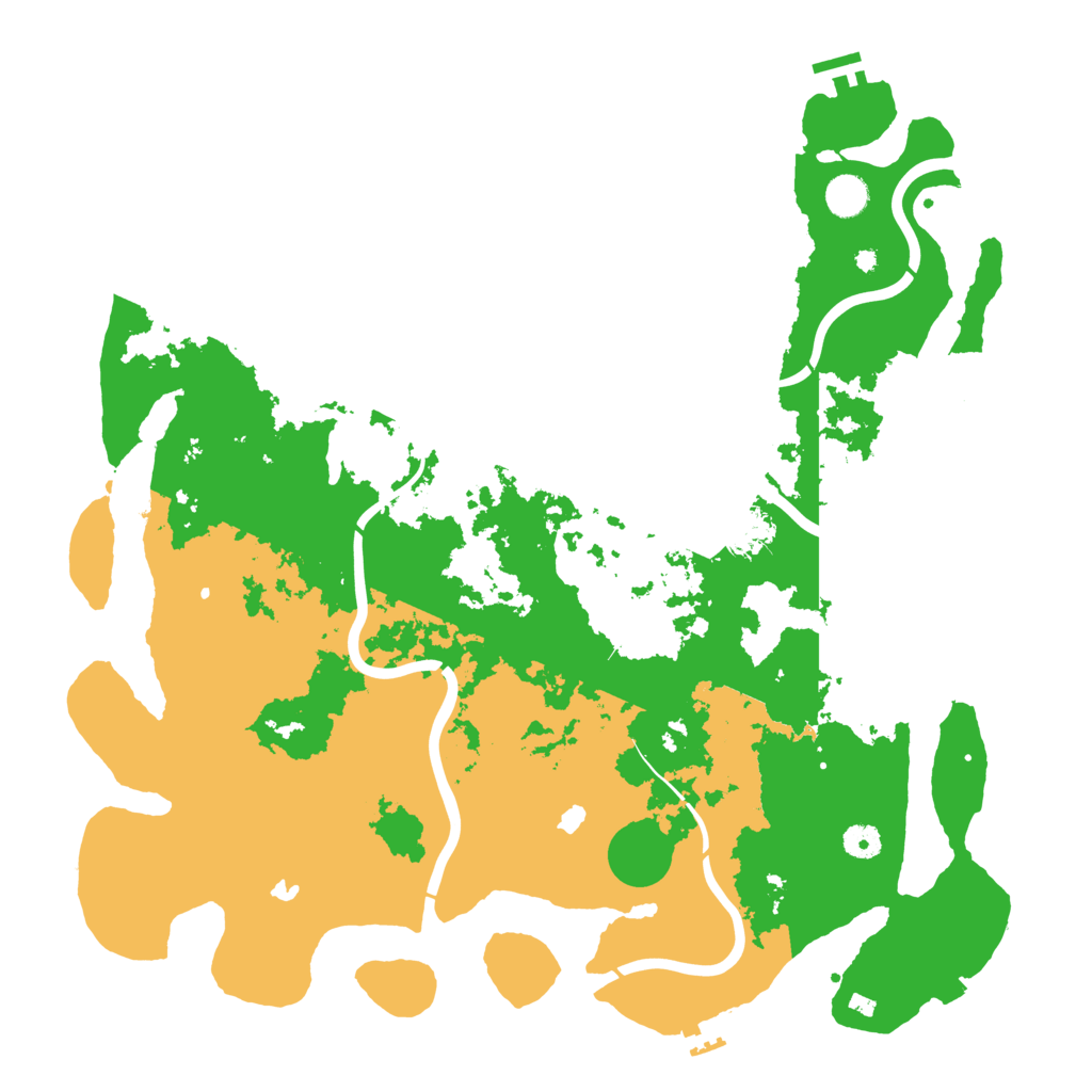 Biome Rust Map: Procedural Map, Size: 4500, Seed: 76254931
