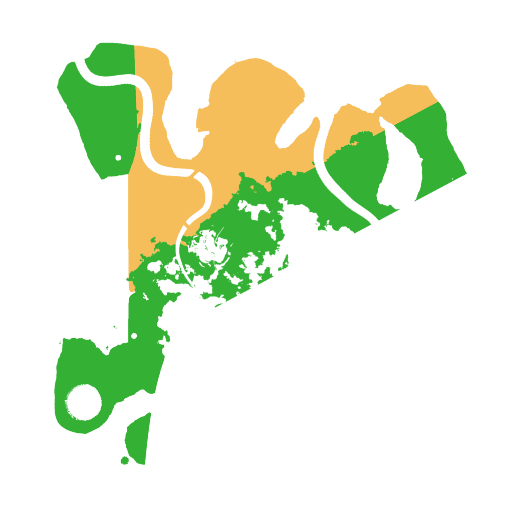 Biome Rust Map: Procedural Map, Size: 2556, Seed: 481981