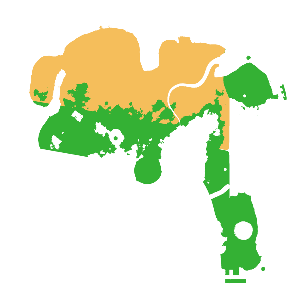 Biome Rust Map: Procedural Map, Size: 3000, Seed: 208543769