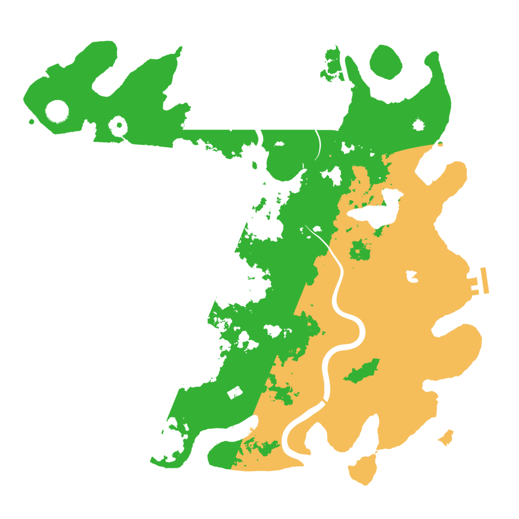 Biome Rust Map: Procedural Map, Size: 4000, Seed: 612337
