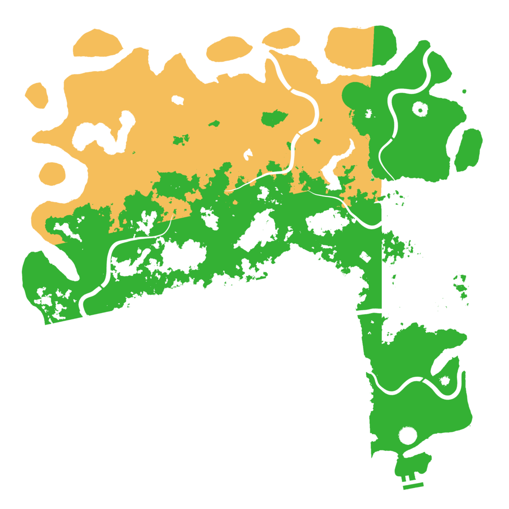 Biome Rust Map: Procedural Map, Size: 5000, Seed: 16112