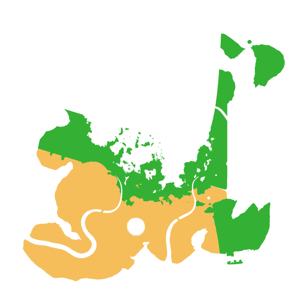 Biome Rust Map: Procedural Map, Size: 3000, Seed: 1562053493