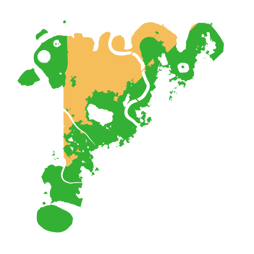 Biome Rust Map: Procedural Map, Size: 3500, Seed: 494583782